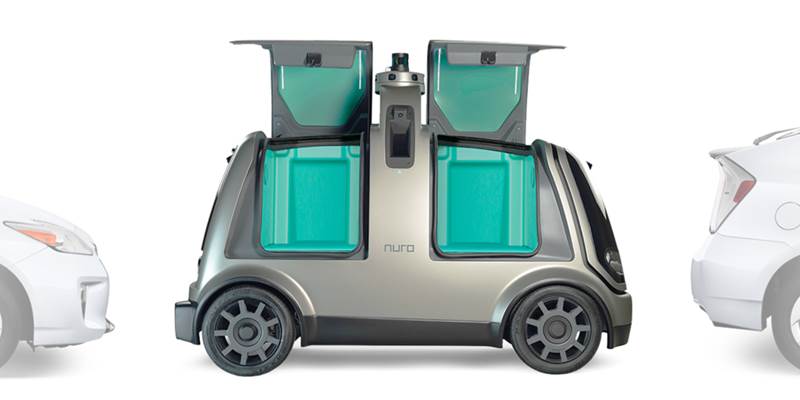 רכב חלוקה אוטונומי Nuro R1